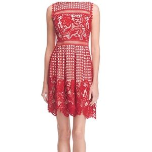 AQUA lace crochet dress